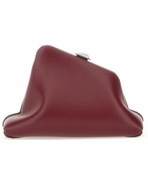 The Attico Clutch Day Off Small - Red