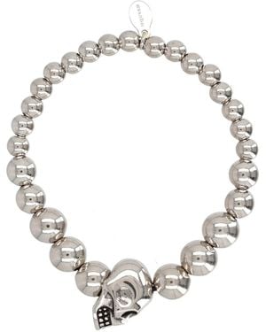 McQueen Skull Bracelet - Metallic