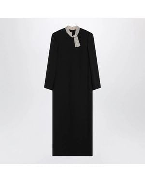 Valentino Garavani Silk Cady Couture Dress - Black