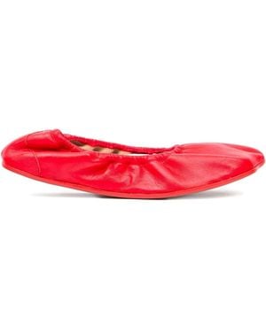 MM6 by Maison Margiela Ballet Shoe - Red
