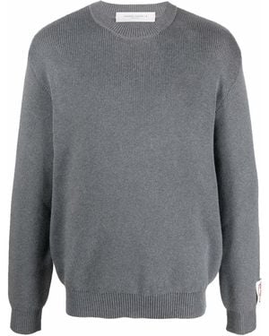 Golden Goose Cotton-Blend Sweater - Gray