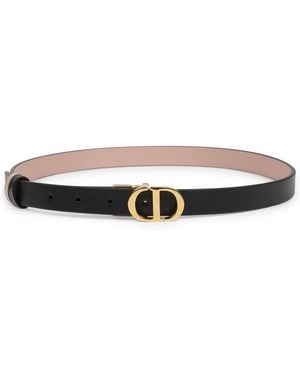 Dior Reversible Belt "30 Montaigne" - Black