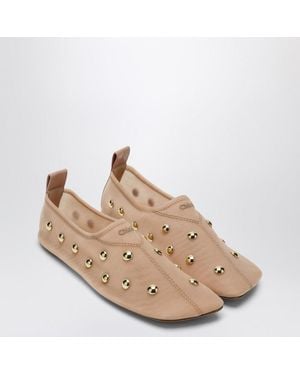 Chloé Rita Blushy Ballet Flats - Natural