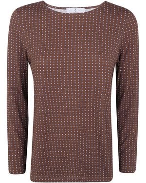 Whyci Round Neck T-Shirt - Brown
