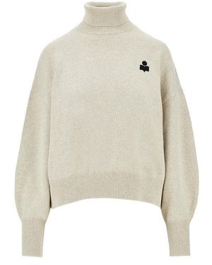 Isabel Marant Isabel Marant Etoile Nasha Turtleneck Jumper - Natural