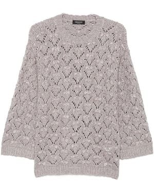 Fabiana Filippi Wool Crewneck Jumper - White
