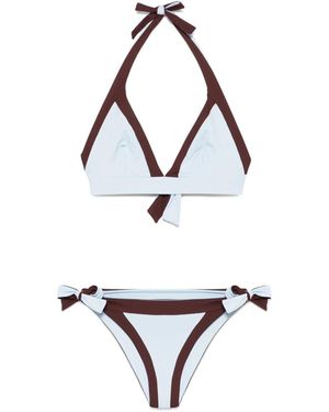 Fisico Reversible Bikini - White