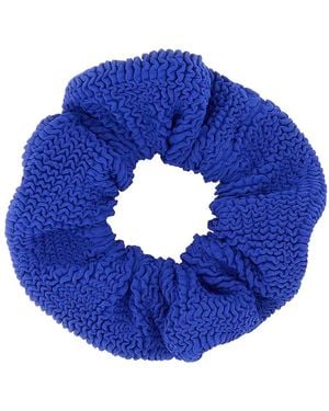 Hunza G Electric Fabric Scrunchie - Blue