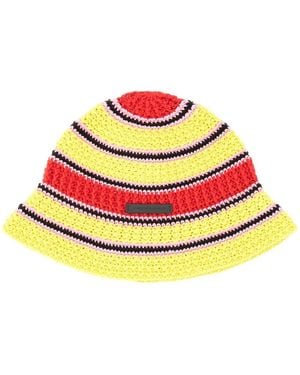 Stella McCartney Crochet Bucket Hat - White