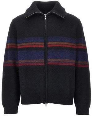 Wax London Norris Full-Zip Cardigan - Blue