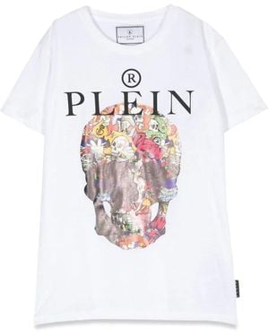 Philipp Plein Skull Maxi T-Shirt - White