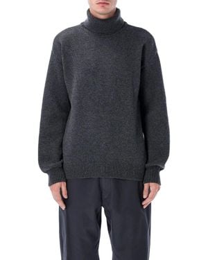 COLORFUL STANDARD Recycled Merino Wool Turtleneck - Blue
