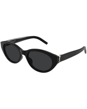 Saint Laurent Acetate Sunglasses - Black
