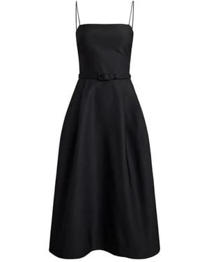 Ralph Lauren Woven Flare Dress - Black