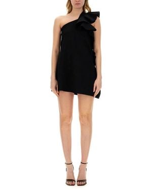 MSGM Dress With Ruffles - Black