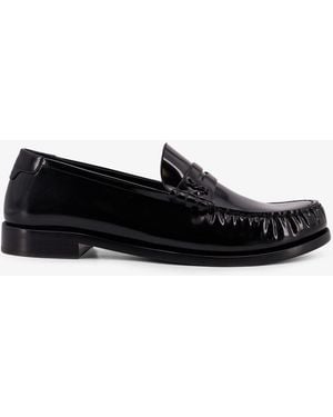 Saint Laurent Le Loafer 15 Leather Loafer - Black