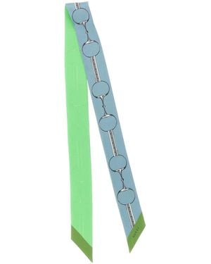 Gucci Double-Face Silk Ribbon - Green