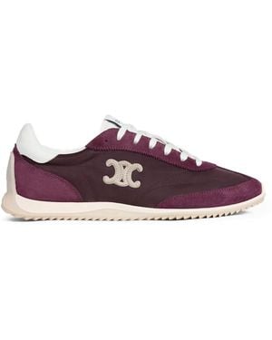 Celine Triomphe Low-Top Trainers - Purple