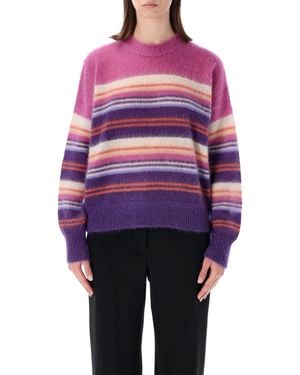 Isabel Marant Marant Étoile Drussell Striped Jumper - Red
