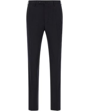 Incotex Formal Pants With Front Fold - Blue