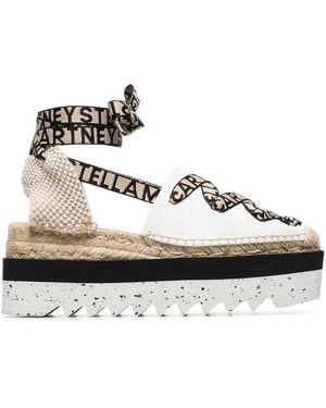 Stella McCartney Gaia Platform Espadrilles - White