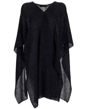 Fabiana Filippi Sequined Cape - Blue