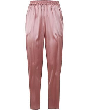 Gianluca Capannolo Mila Elastic Waist Pant - Red