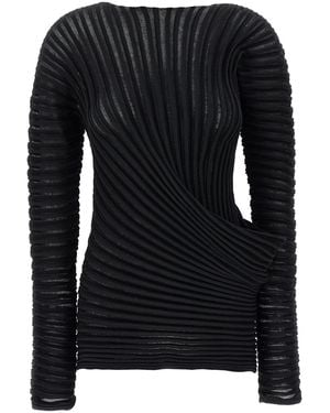 Issey Miyake 'Stream' Top - Black