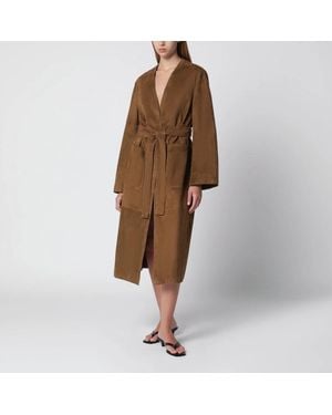 Nour Hammour Ruelle Belted Coat - Brown