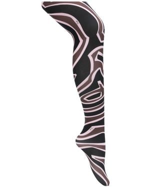 PUCCI Printed Tights - Black
