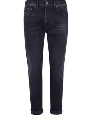 Dondup "Icon" Slim Fit 5 Pockets Jeans - Blue