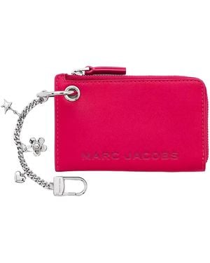 Marc Jacobs Top Zip Charm Key Ring - Pink
