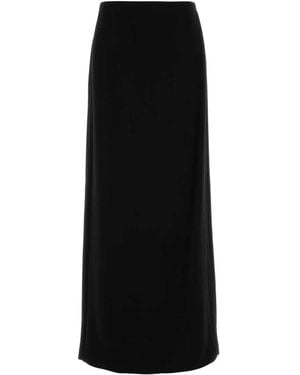 Fendi Stretch Cady Skirt - Black