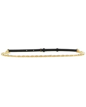 Pinko Chain Belt - White