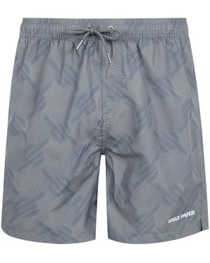 Daily Paper "Dotted Monogram" Swimshorts - Gray