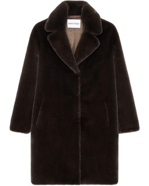 Stand Studio Camille Cocoon Coat - Black