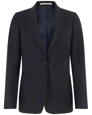 0205 Tagliatore Double-Breasted Jacket - Blue