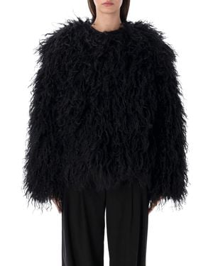 Goldbergh Yua Eco Fur - Black