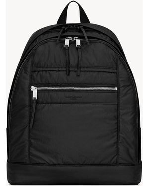 Saint Laurent Ysl Bv City Backpack - Black
