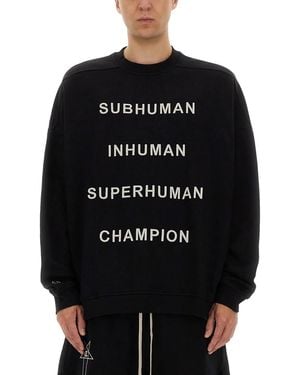 Champion x Rick Owens Rick Owens X Champion Jumbo Sweatshirt - Black