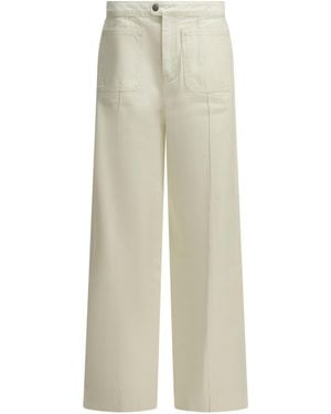Soeur "Harry" Wide-Leg Jeans - White