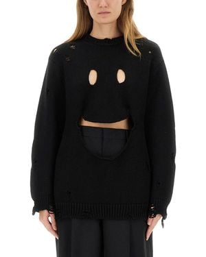 Moschino Wool Sweatshirt - Black