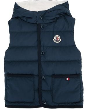 Moncler Jr Pax Vest - Blue