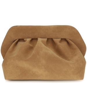 THEMOIRÈ Bios Suede Handbag - Brown