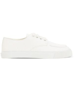 Prada Leather Low-Top Trainers - White