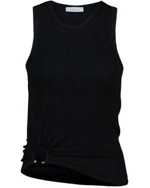 Rabanne Cotton T-Shirt - Black