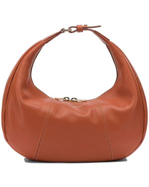 Le Tanneur Calf Leather Shoulder Bag - Brown