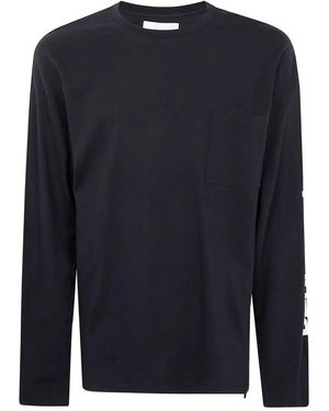 OAMC Peacemaker Long Sleeves Pocket Tee - Blue