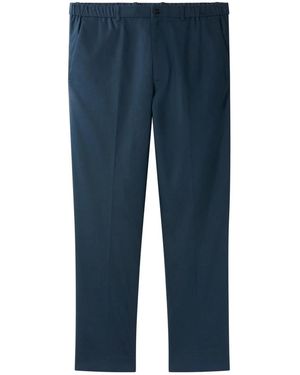 Calvin Klein Tapered Linen Lyocell Pant - Blue