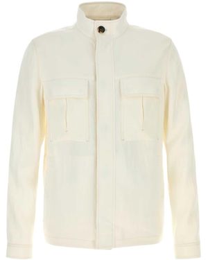 ZEGNA Linen Oasi Jacket - White